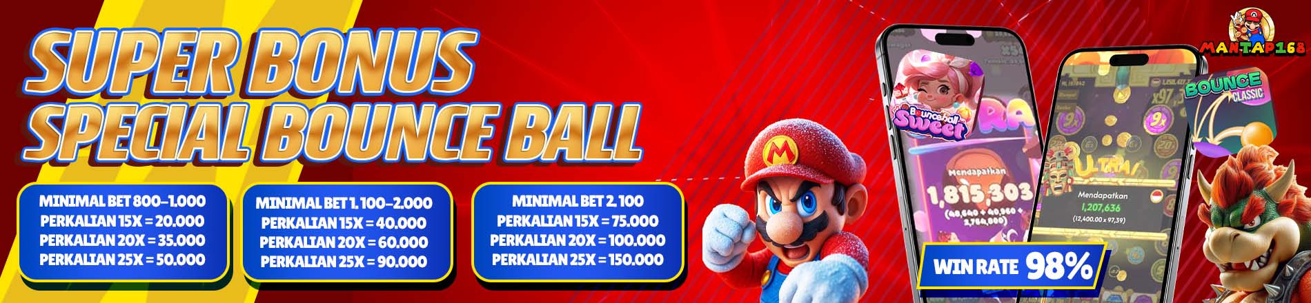 MANTAP168 - BOUNCEBALL EVENT