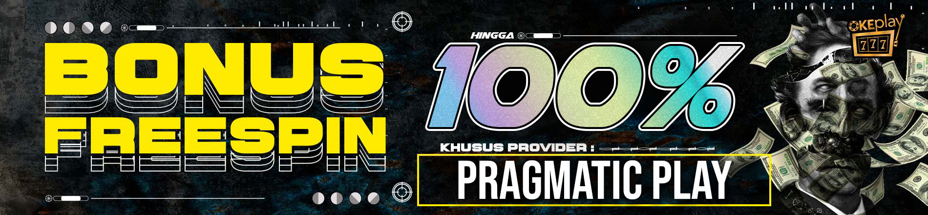 FREESPIN 100% DAN 60%