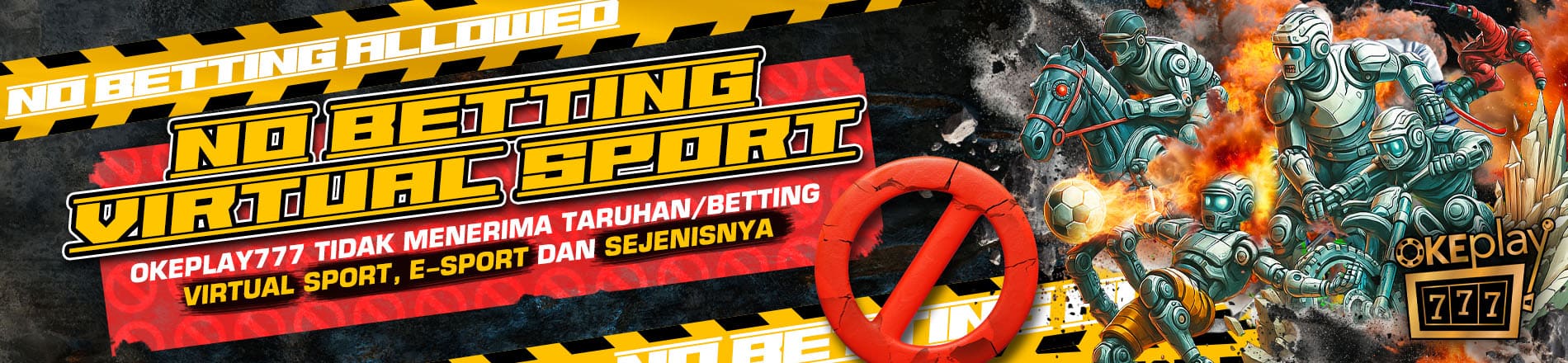 BETTING VIRTUAL SPORT TIDAK DIPERBOLEHKAN